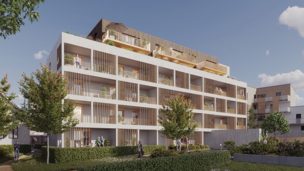 Appartement neuf de charme T2 de 45.5 m² – LOT 101