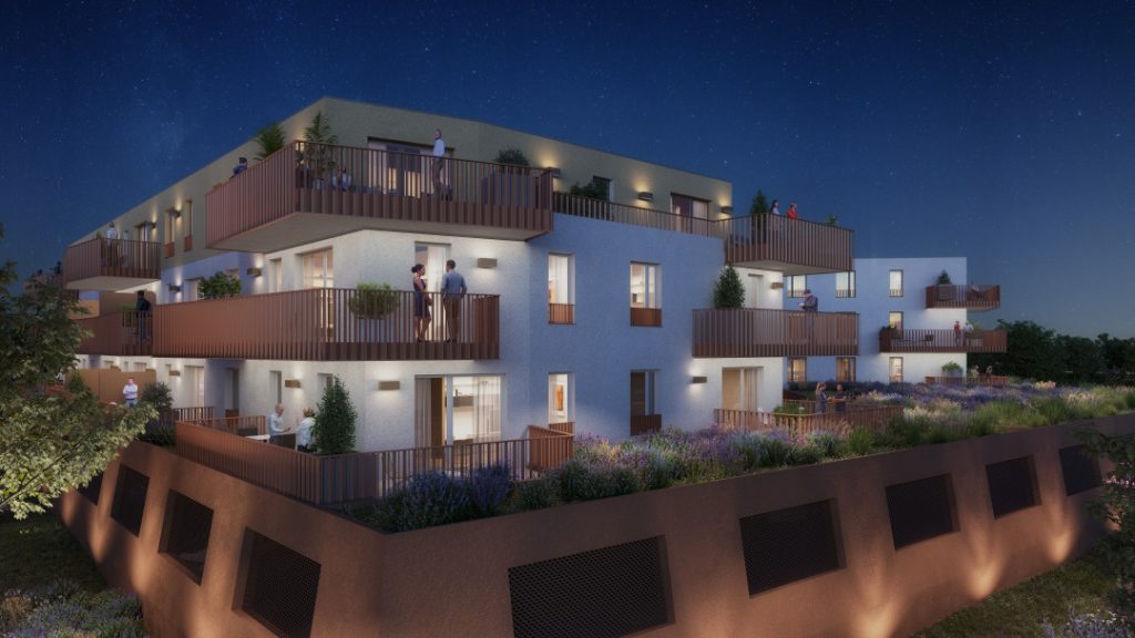 Appartement neuf de standing T2 de 40.2 m² – LOT 04