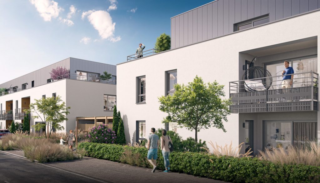 Appartement neuf de charme T2 de 43.73 m² – LOT 202