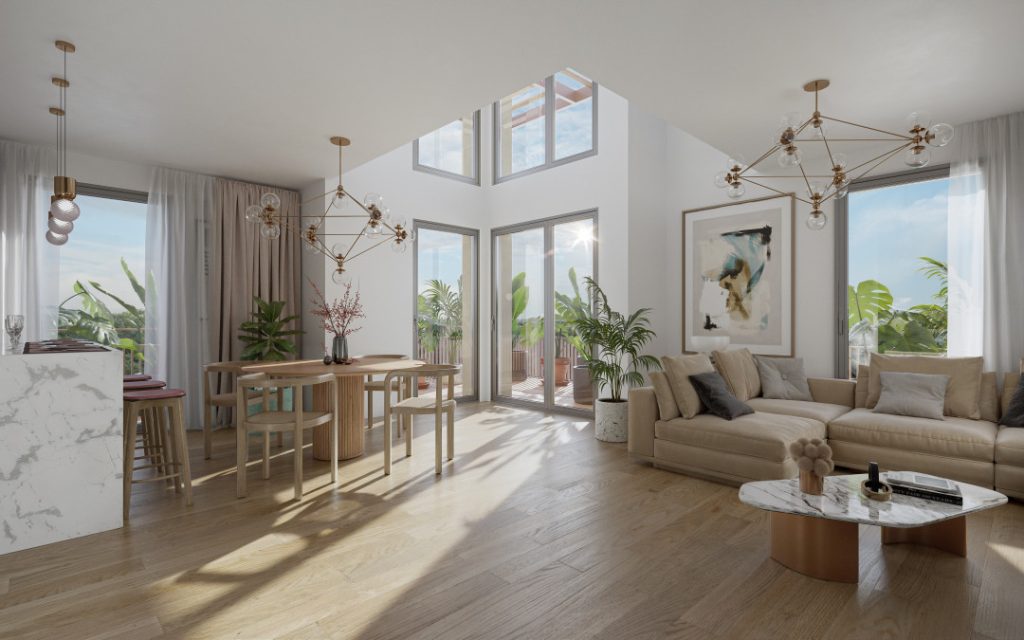 Appartement neuf moderne T3 de 59.24 m² – LOT AD603