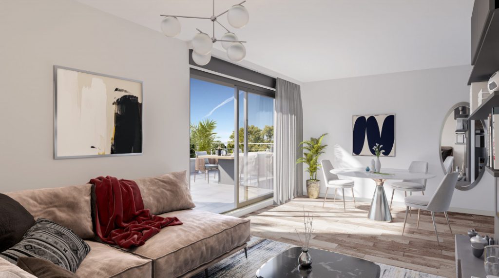 Appartement neuf de charme T2 de 43.73 m² – LOT 202