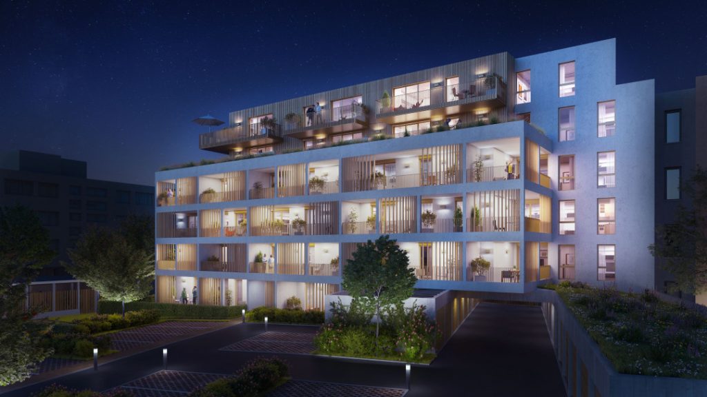 Appartement neuf de charme T2 de 45.5 m² – LOT 101