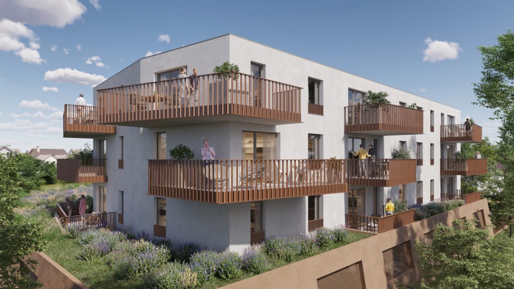 Appartement neuf de charme T2 de 49 m² – LOT 13