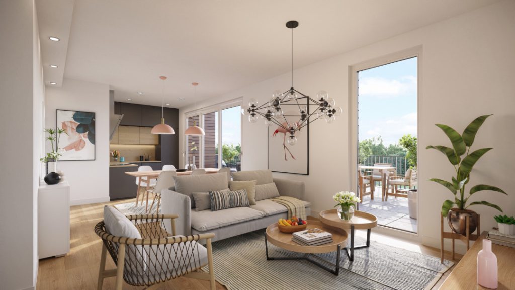 Appartement neuf cosy T3 de 64.2 m² – LOT 403